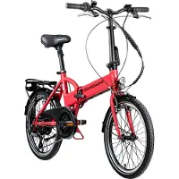 Zundapp Z101 20 Zoll Elektro Klapprad 150 - 180 cm E Klappfahrrad E Bike Pedelec gambia rot