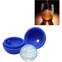 König Design Silikon Eiswürfelform Todesstern Kugel Eiswürfel Eis für Whiskey Wein Bar Party