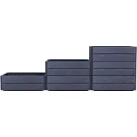 Garantia Ergo Vario 2 Hochbeet Farbe wood, Größe 190x190 cm, Hähe 75 cm
