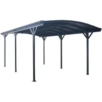 HOME DELUXE Design Carport FALO - 505 x 300 cm Anthrazit