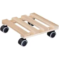 WAGNER System Multi Pflanzenroller aus Buchenholz, ca. 25x25 cm
