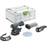 Festool ETSC 125-Basic Akku Exzenterschleifer 18 V 125 mm Brushless + 1x Akku 3,0 Ah + Systainer - ohne Ladegerät