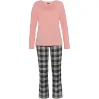 H.I.S. Pyjama Set, 2 tlg. mit karierter Schlafhose