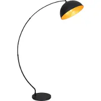 Globo Lighting Stehleuchte Metall schwarz matt, 1x E27