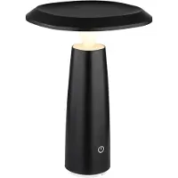Globo Tischlampe kabellos mit Akku Touch Dimmer Tischleuchte Dimmbar schwarz 21022