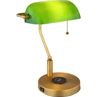 Globo Lighting |Tischleuchte Metall altmessing, 1x E27