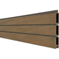 GROEN & JANSSEN Einzelprofil GroJa Rhombus 180 x 30 cm Teak co-extrudiert