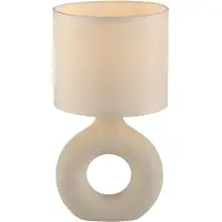 JUST LIGHT CARARA Tischleuchte E27 max. 25W sand 14193-39
