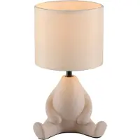 JUST LIGHT TED Tischleuchte E27 max. 25W sand 14190-39