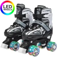 Apollo LED Rollschuhe größenverstellbar Super Quads X-Pro