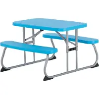 Lifetime Kunststoff Tisch für Kinder Blau 83x90x53 cm