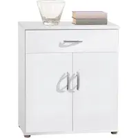 Emob Livetastic Kommode 3300-691/20 , Weiß , Kunststoff , 1 Fächer , 1 Schubladen , 60x70x30 cm , Beimöbel erhältlich , Wohnzimmer, Kommoden & Sideboards,