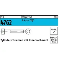 Industrial Quality Supplies Zylinderschraube ISO 4762 m.Innensechskant M 4 x 18 A 4
