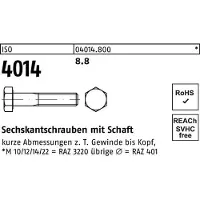 Industrial Quality Supplies Sechskantschraube ISO 4014 m.Schaft M 14 x 60 8.8