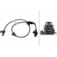 Hella Sensor Raddrehzahl 2-polig Hallsensor 715 mm Kabel für HONDA CIVIC