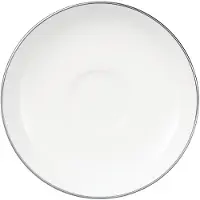 Villeroy & Boch Untertasse "Mokka-/Espressountertasse Anmut Platinum No. 1 ø 12 cm weiß"