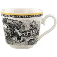 Villeroy & Boch Tasse "Frühstückstasse Audun Ferme 350 ml bunt", bunt, Porzellan, Trinkgefäße, Tasse