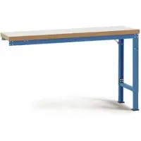 Manuflex Anbauwerkbank Profi Spezial, Tischplatte Kunststoff, 1500 x 700 mm, brillantblau