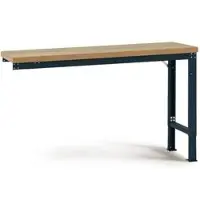 Manuflex Anbauwerkbank Profi Spezial, Tischplatte Multiplex, 1250 x 700 mm, anthrazit