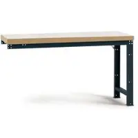 Manuflex Anbauwerkbank Profi Standard, Tischplatte Kunststoff, 1750 x 700 mm, anthrazit
