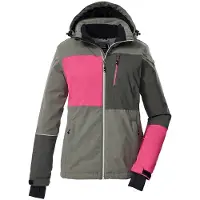 Killtec Ski-/ Snowboardjacke in Grau/ Pink - 46