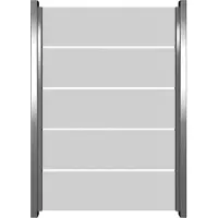 Groja Ambiente Glas-Sichtschutz Blockstreifen Sichtschutz, 120 cm