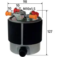 Valeo Kraftstofffilter [Hersteller-Nr. 587616] für Nissan