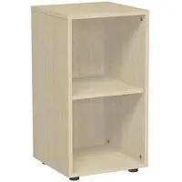 Geramöbel Aktenregal Flex, S-342001-A, aus Holz, 2 Ordnerhöhen, 40 x 75 x 40 cm (B/H/T), ahorn