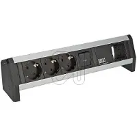 Bachmann DESK 1x Schalter 3x Schutzkontakt 1x ABD GST18