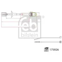 FEBI BILSTEIN Lambdasonde für TOYOTA SIENNA (MCL2, GSL2) Beheizt Regelsonde 175926