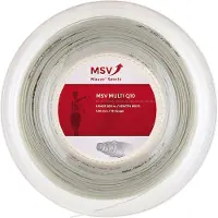 MSV Tennissaite Multi Q10 1.30mm (Armschonung+Touch) weiss 200m Rolle