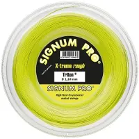 Signum Pro Tennissaite Triton (Haltbarkeit+Spin) lemon 100m Rolle