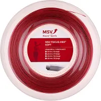 MSV Tennissaite Focus Hex Soft 1.25 (Haltbarkeit+Touch) rot 200m Rolle