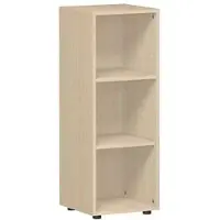 Geramöbel Aktenregal Flex, S-343001-A, aus Holz, 3 Ordnerhöhen, 40 x 110 x 40 cm (B/H/T), ahorn