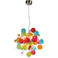 Näve 7026461 Pendelleuchte - Glasball ; Fassung: G9 ; Farbe: Bunt