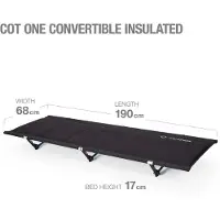 Helinox Cot One Convertible Insulated schwarz