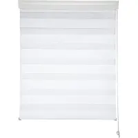 Gardinia Doppelrollo mit Kassette weiß 80 x 160 cm