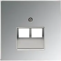 JUNG Zentralplatte UAE/IAE 2f LS chr glz GCR2969-2UA