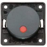 Hager 937522505, Tasten, Anthrazit, Thermoplast, IP44, Schrauben, Berker Integro Flow/Pure