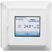 Stiebel Eltron Raumthermostat "RTU-TC Elektronischer Raumtemperaturregler" Touch-Screen, weiß