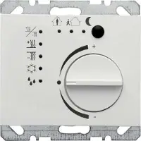 Berker 75441179 Temperaturregler mit Tasterschnittstelle K.1 polarweiß, glänzend