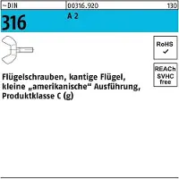F. REYHER Nchfg. GmbH & Co. KG Flügelschraube DIN 316 M 10 x 50 A 2 kleine Ausführung