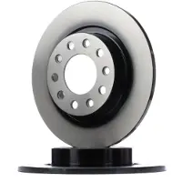TRW Bremsscheibe DF8070 hinten, voll, 1 Stück