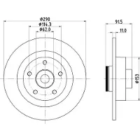 Hella Bremsscheibe PRO 8DD 355 133-651