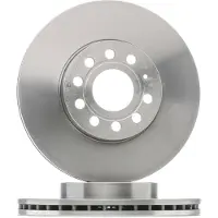 Valeo 2 Bremsscheiben Vorderachse belüftet Ø 65 mm 25 mm für u.a. AUDI A3