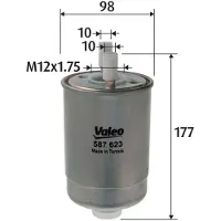 Valeo Kraftstofffilter [Hersteller-Nr. 587623] für Renault