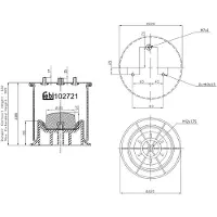 Febi Federbalg, Luftfederung FEBI 102721