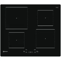 Bauknecht Glaskeramik-Kkochfeld mit Induktion - BQ 5160S AL Alu Rahmen 60 cm