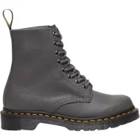 Dr. Martens Kaufen Sie den 1460 Pascal Gunmetal bei Kicksshop. Robuster dunkelgrauer Damenstiefel mit ikonischem Design und bequemer AirWair-Sohle.