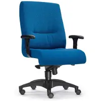 Sitwell Bandscheiben-Bürosessel Turbo-XXL bis 200 kg schwarz mit Armlehnen